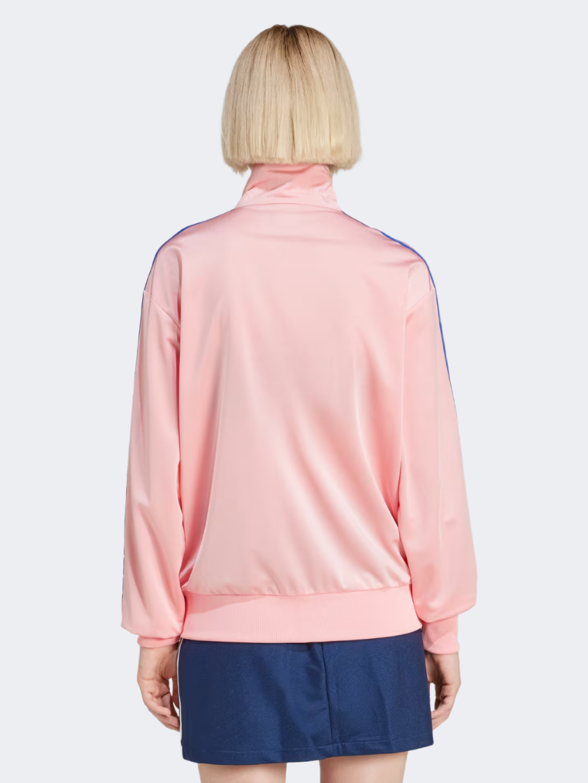 Adidas Adicolor Classic Firebird Loose Women Original Track Top Pink Spark/Blue