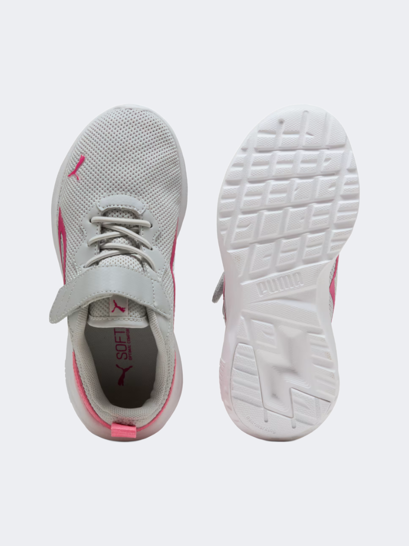 Puma All Day Active Ac Boys Lifestyle Shoes Gray/Pink