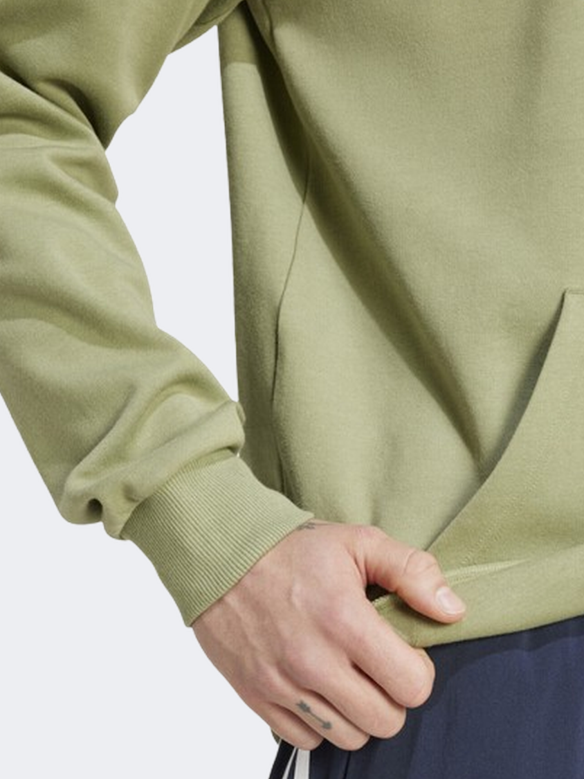 أديداس Future Icons 3 Stripes Badge Of Sport سترة رياضية للرجال لون أخضر خيمة