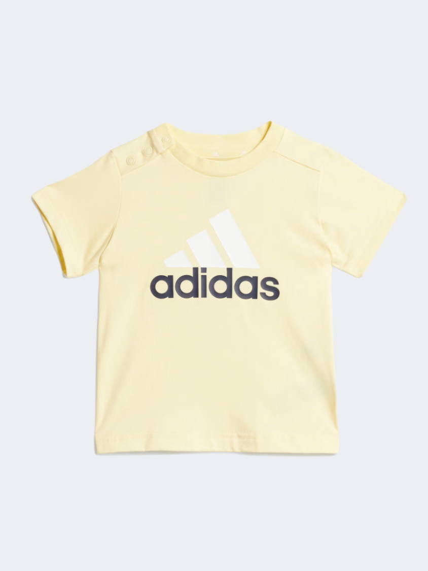 Adidas Essentials Baby-Boys Sportswear Set Yellow/White/Navy