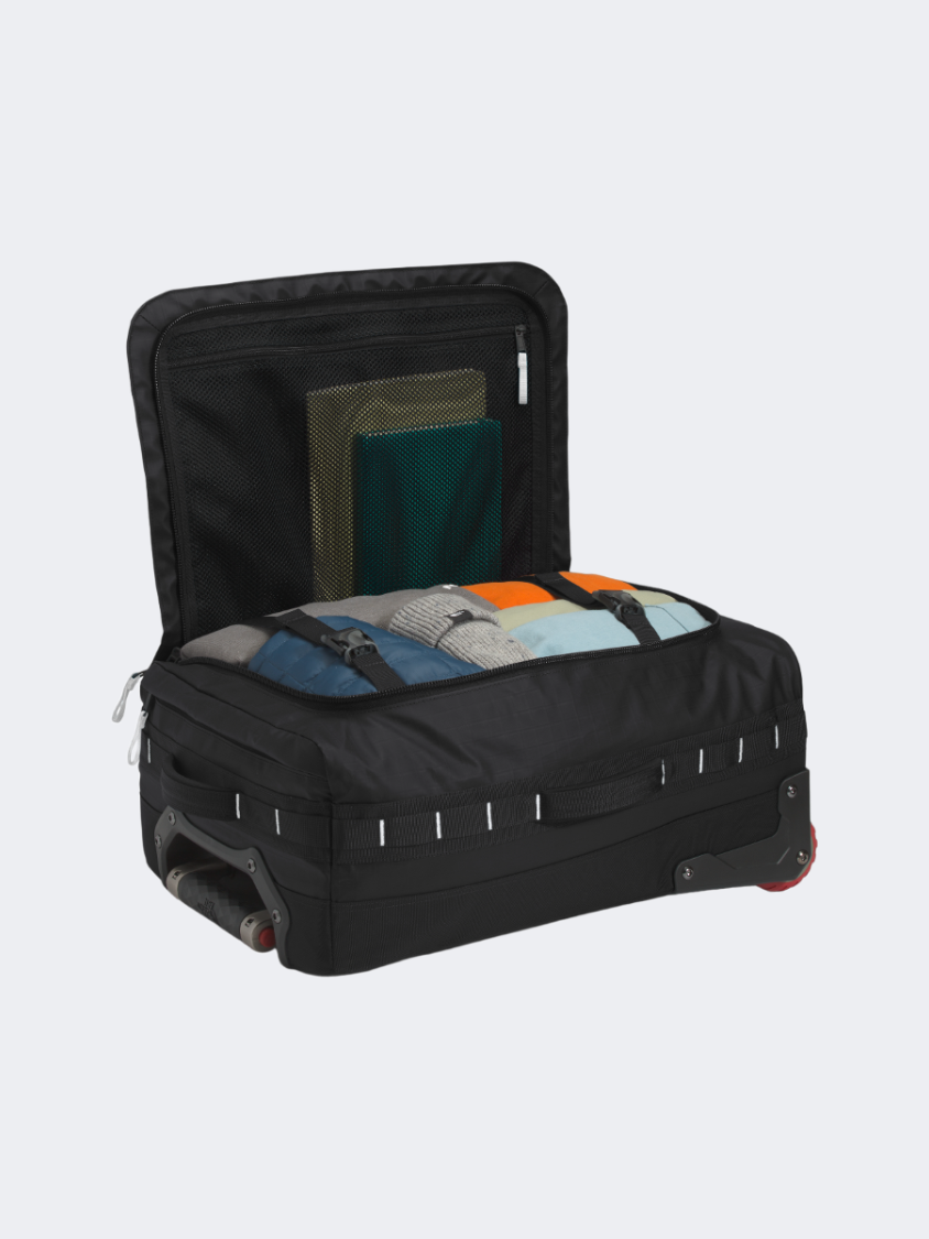 The North Face 40L Base Camp Voyager 21In Unisex Lifestyle Wheeled Bag Black