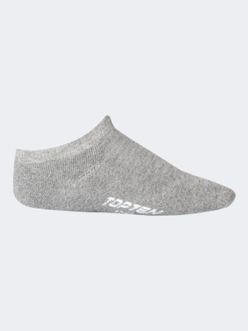 TopTen Low Half Cushion Unisex Lifestyle Sock Grey
