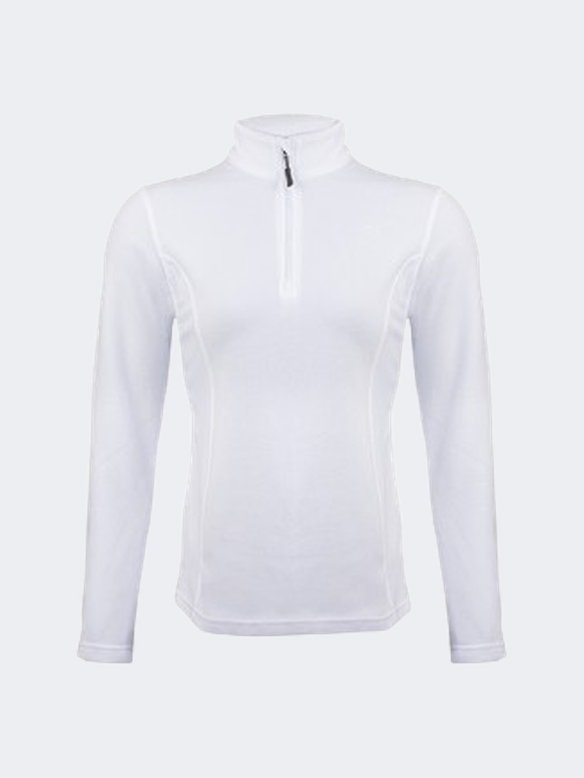 Top Ten Soft Women Skiing Fleece White