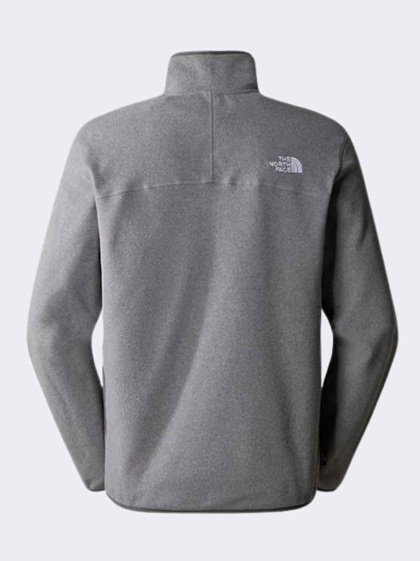 The North Face 100 Glacier  Men Hiking Long Sleeve Medium Grey Heather
