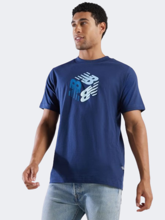 New Balance Explorer Men Lifestyle T-Shirt Navy