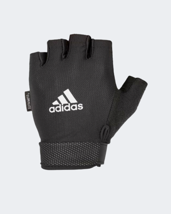 Adidas Accessories Essential Adjustable XL Unisex Fitness Gloves Black/White