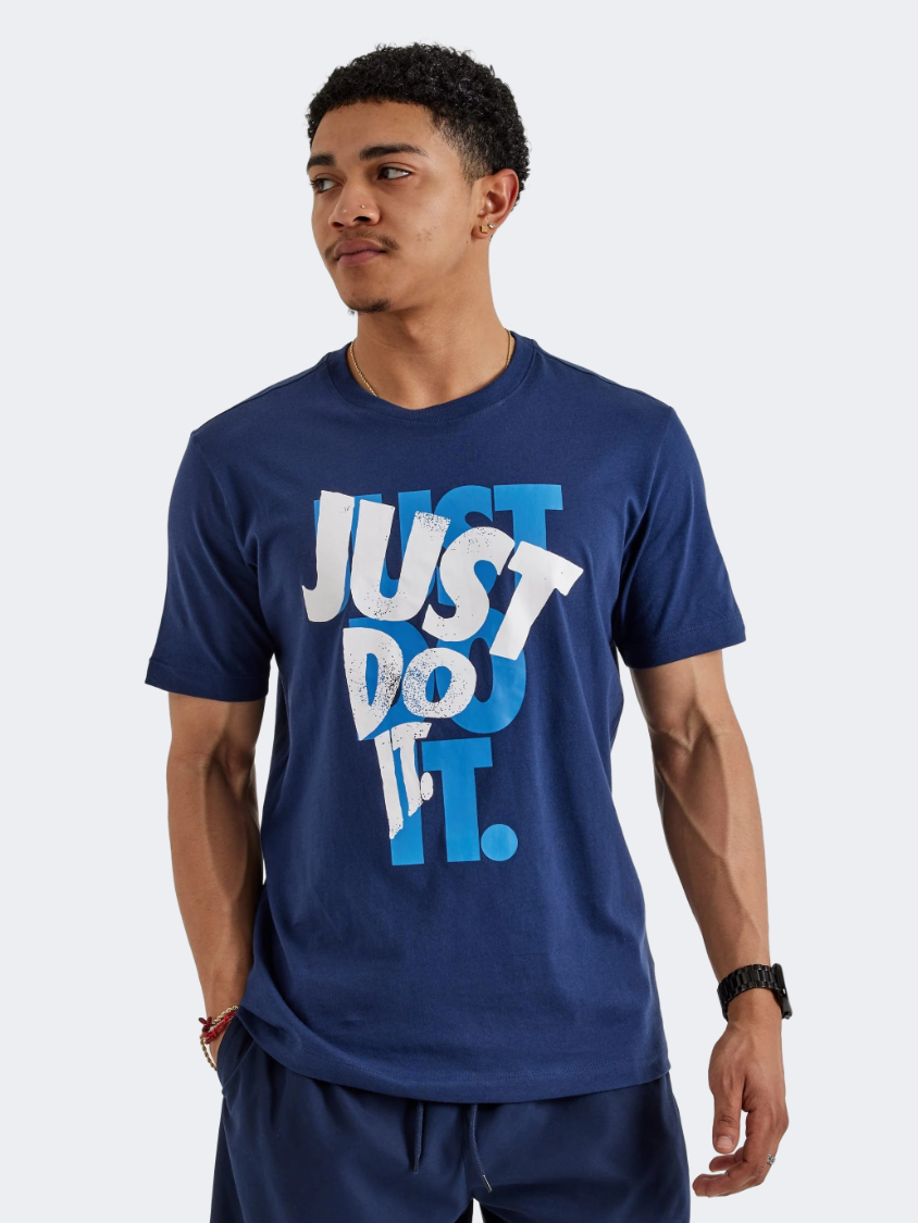 تي شيرت نمط حياة للرجال Nike Nsw 12Mo Jdi بلون كحلي