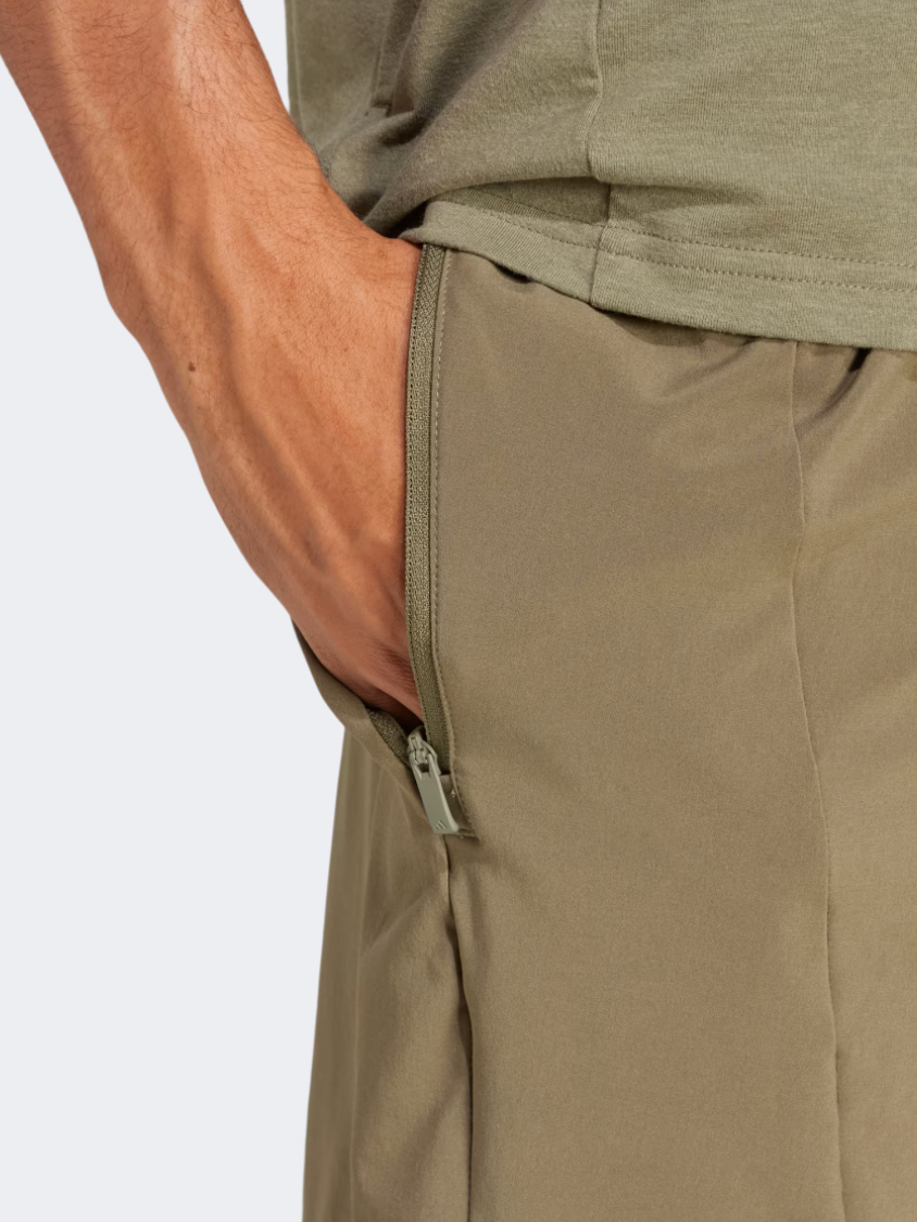 Adidas D4T Worlout Men Training Short Olive Strata