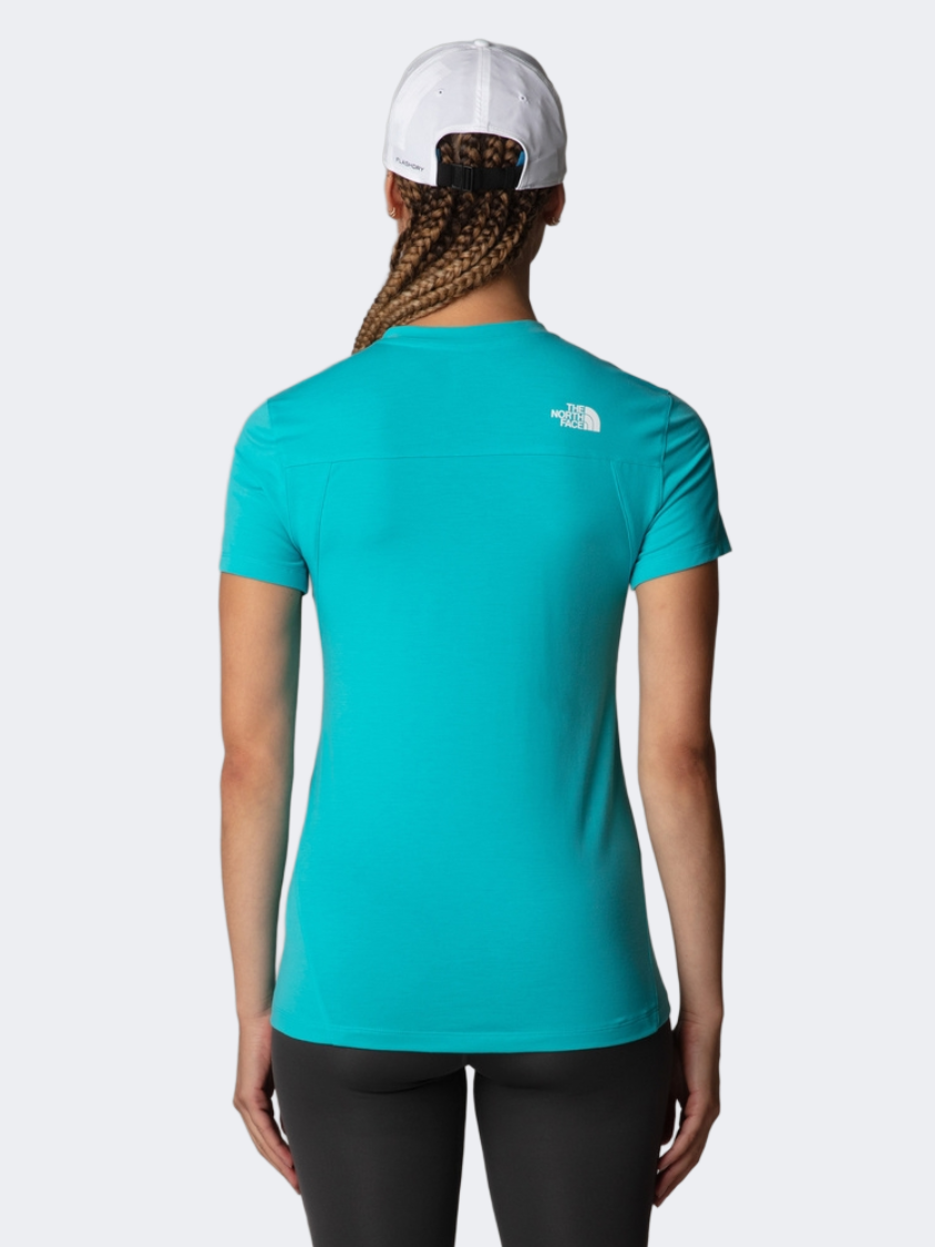 The North Face Lightning Alpine Women Hiking T-Shirt Galactic Blue
