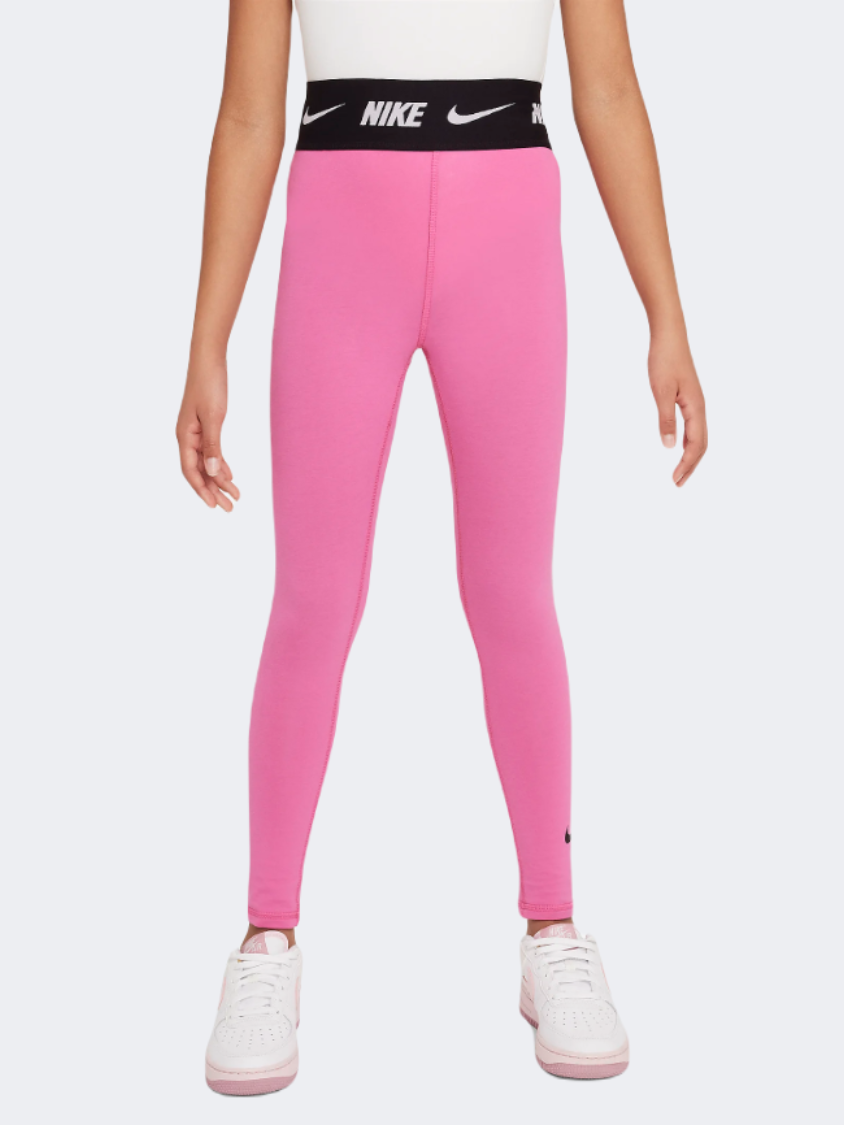 Nike Sportswear Favourites High Waist Girls Lifestyle Tight Alchemy Pink
