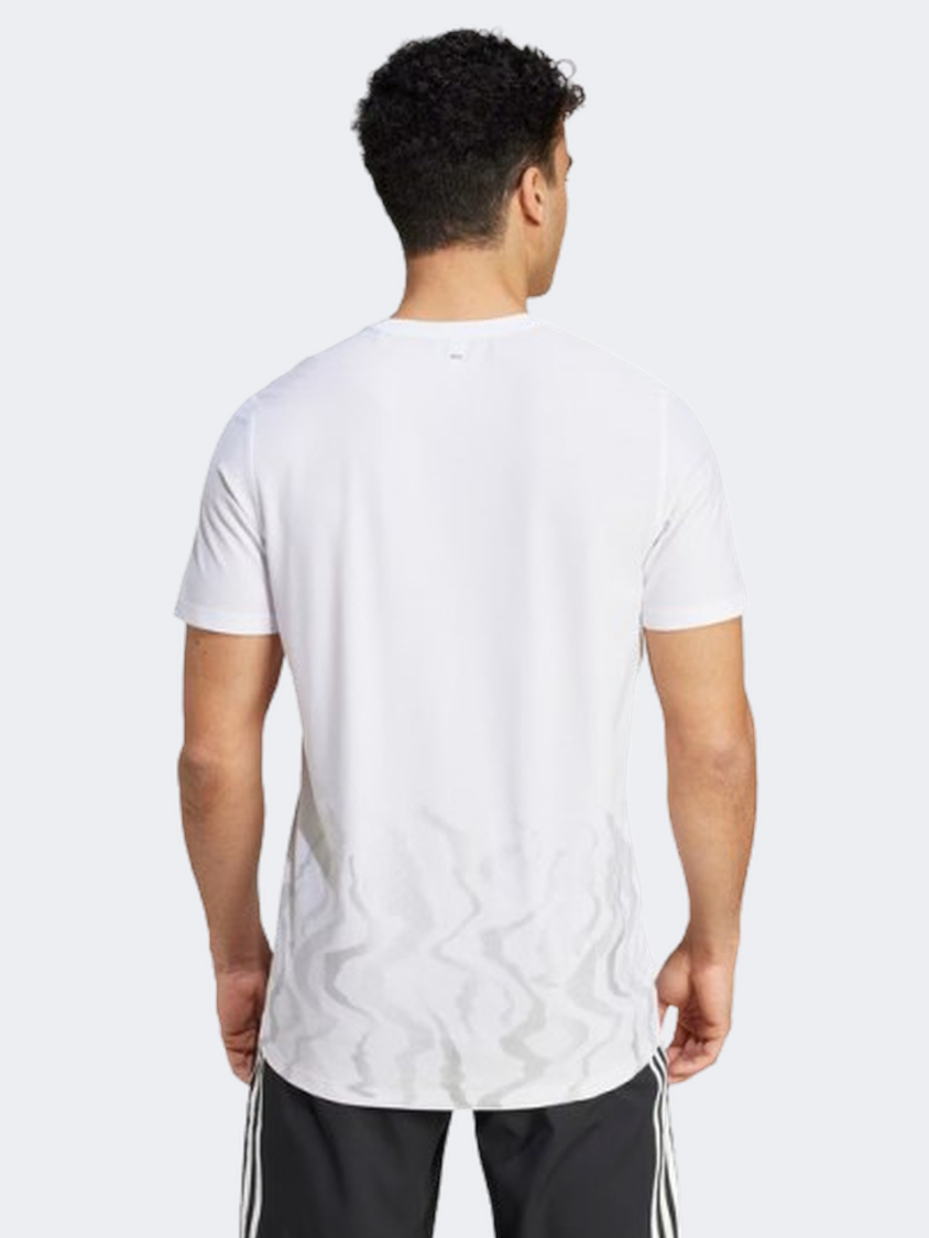 Adidas Ultimate Ub Graphic Men Running T-Shirt White