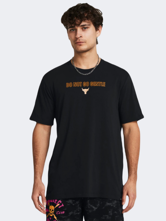 Under Armour Project Rock Rage Graphic Men Training T-Shirt Black/Orange