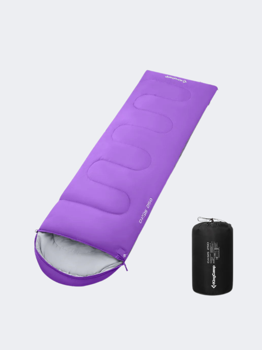 King Camp Oasis 250 Outdoor Sleeping Bag Purple