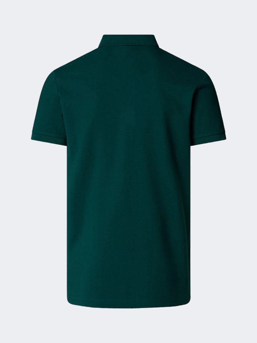 The North Face Premium Men Lifestyle Polo Short Sleeve Deep Nori