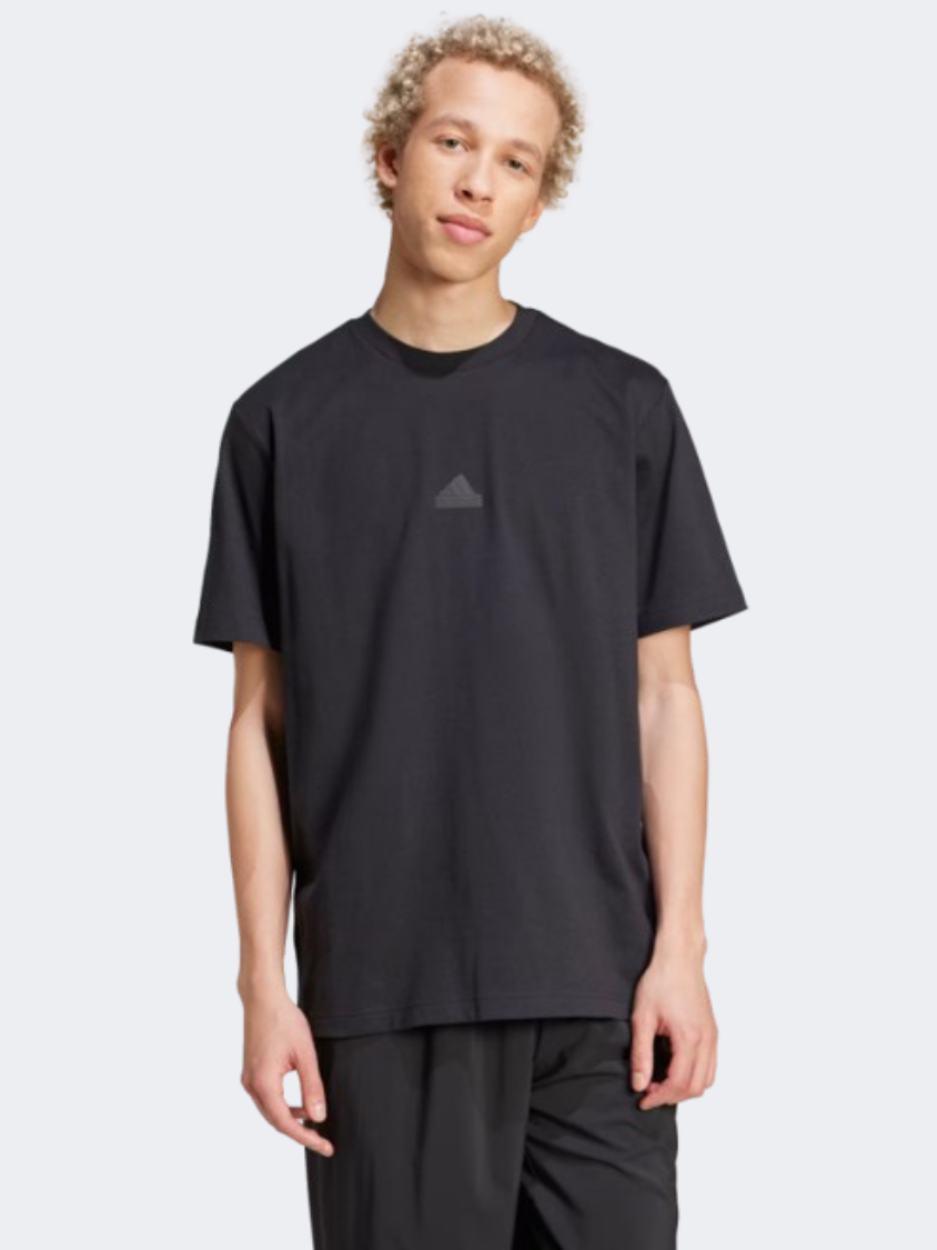 Adidas City Escape Circle Men Sportswear T-Shirt Black