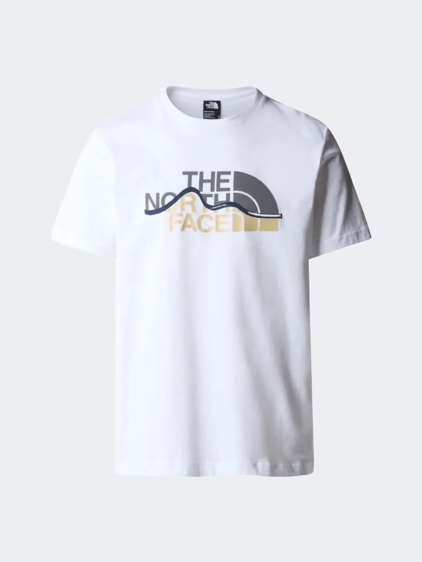 تي شيرت لايف ستايل رجالي أساسي كبير الحجم من The North Face أبيض