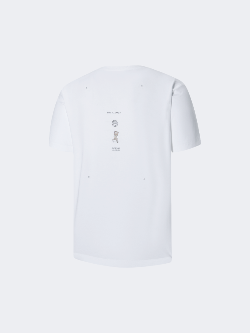 Erke Crew Men Lifestyle T-Shirt White