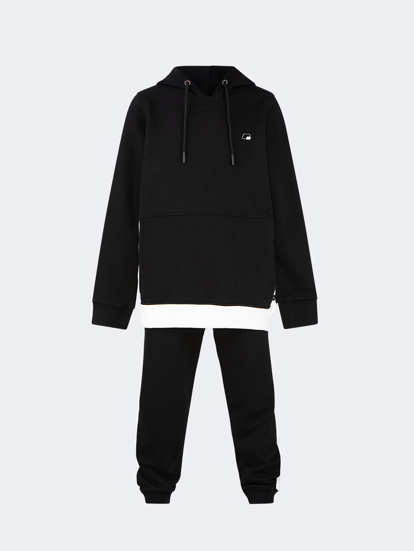 Top Ten Stylish Kids-Boys Lifestyle Looped Suit Black/White