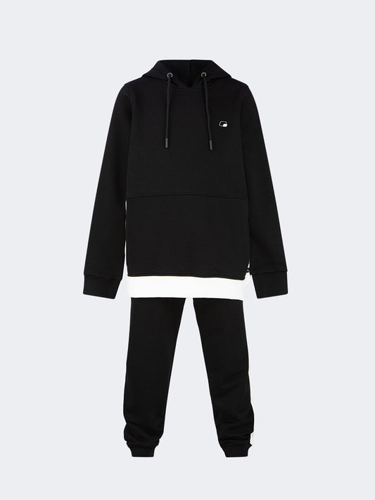 Top Ten Stylish Kids-Boys Lifestyle Looped Suit Black/White