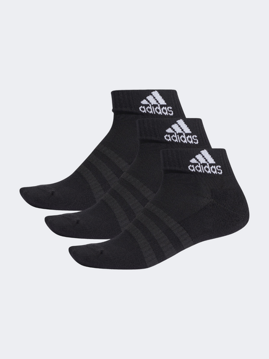 Adidas Cush Ank 3Pp Unisex Training Sock Black Dz9379