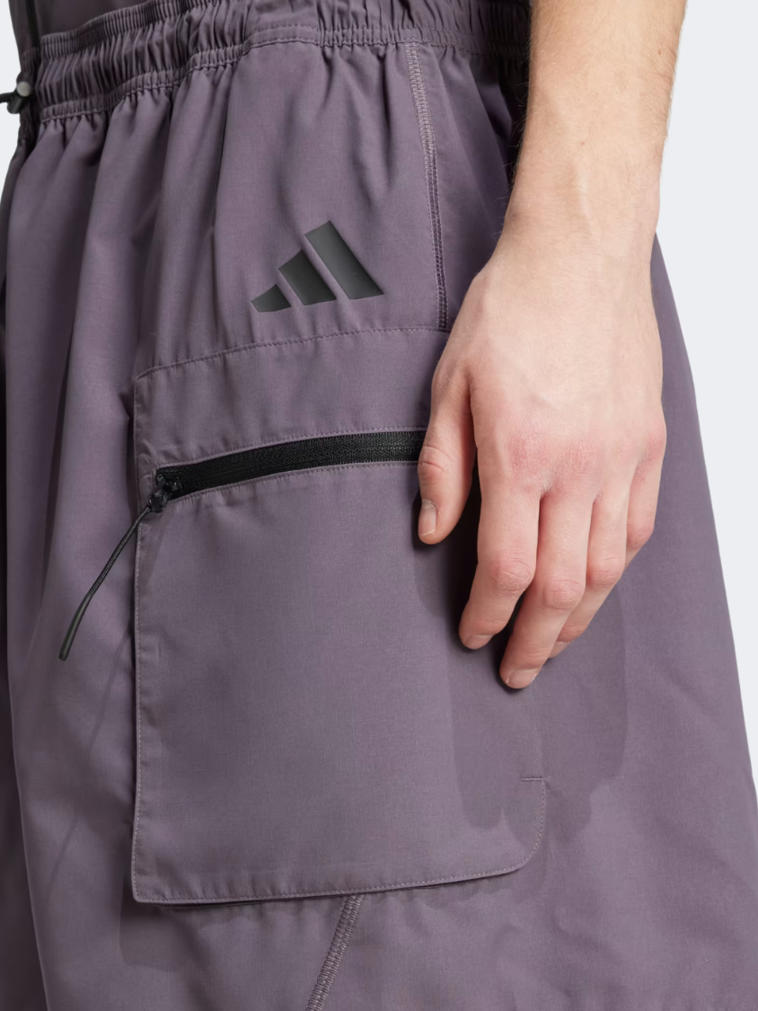 Adidas City Escape Woven Men Sportswear Short Grey Strata