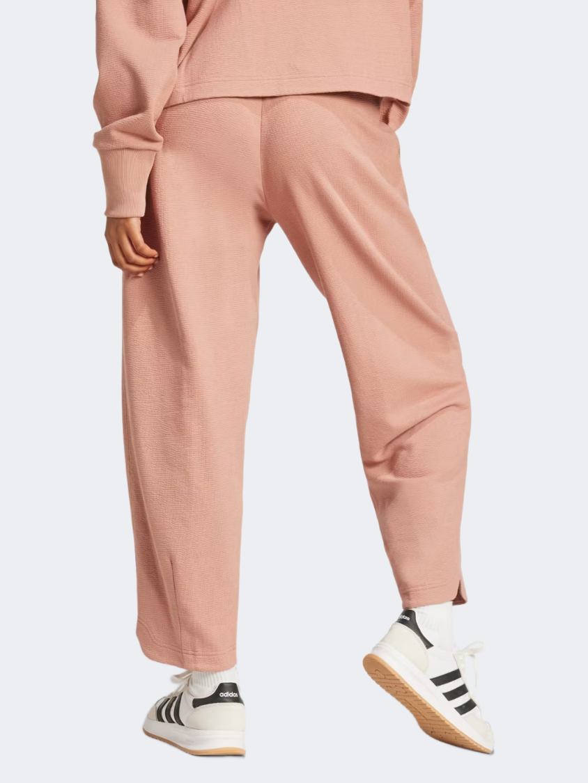 Adidas All Szn Cloud Jersey Barrel Leg Women Sportswear Pant Warm Clay