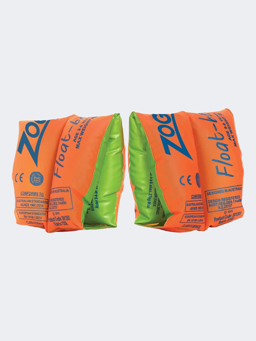 أربطة العوم للأطفال Zoggs لون برتقالي