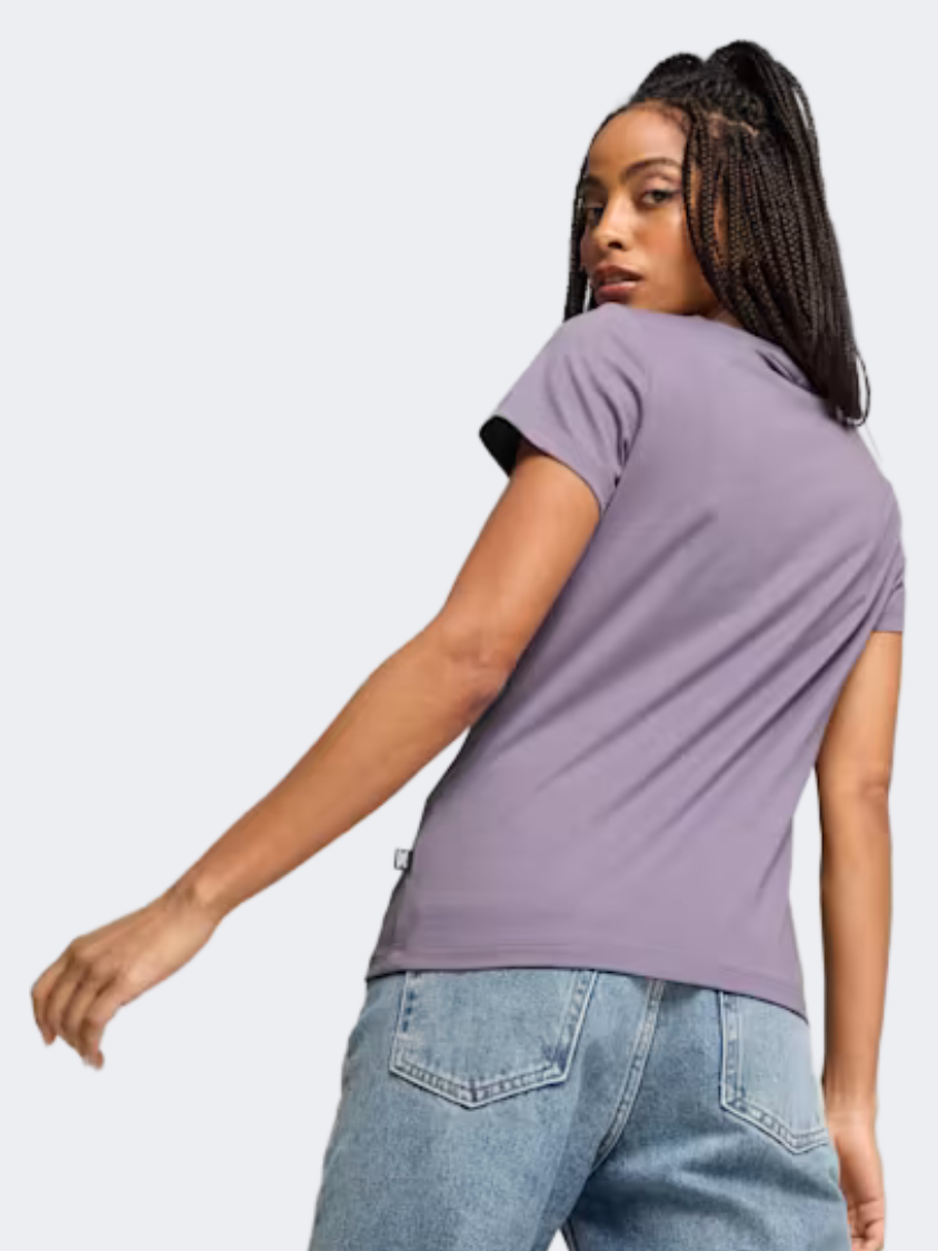 Puma Essentials Logo Women Lifestyle T-Shirt Pale Plum