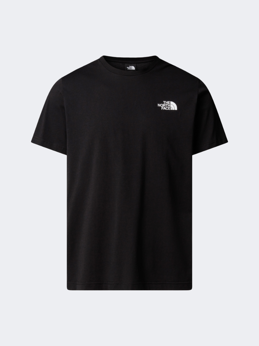 تي شيرت لايف ستايل رجالي The North Face Mountain Sketch أسود
