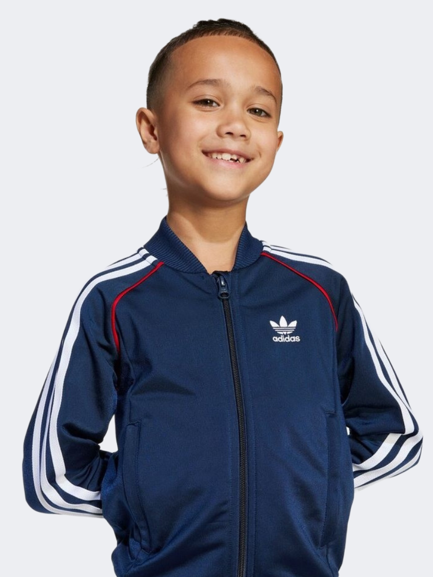 Adidas Adicolor Sst Little-Boys Originals Tracksuit Night Indigo