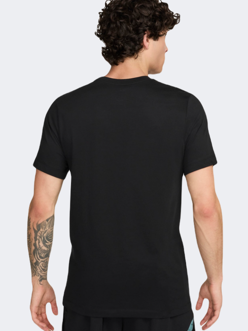 Nike Df Division Logo Men Running T-Shirt Black