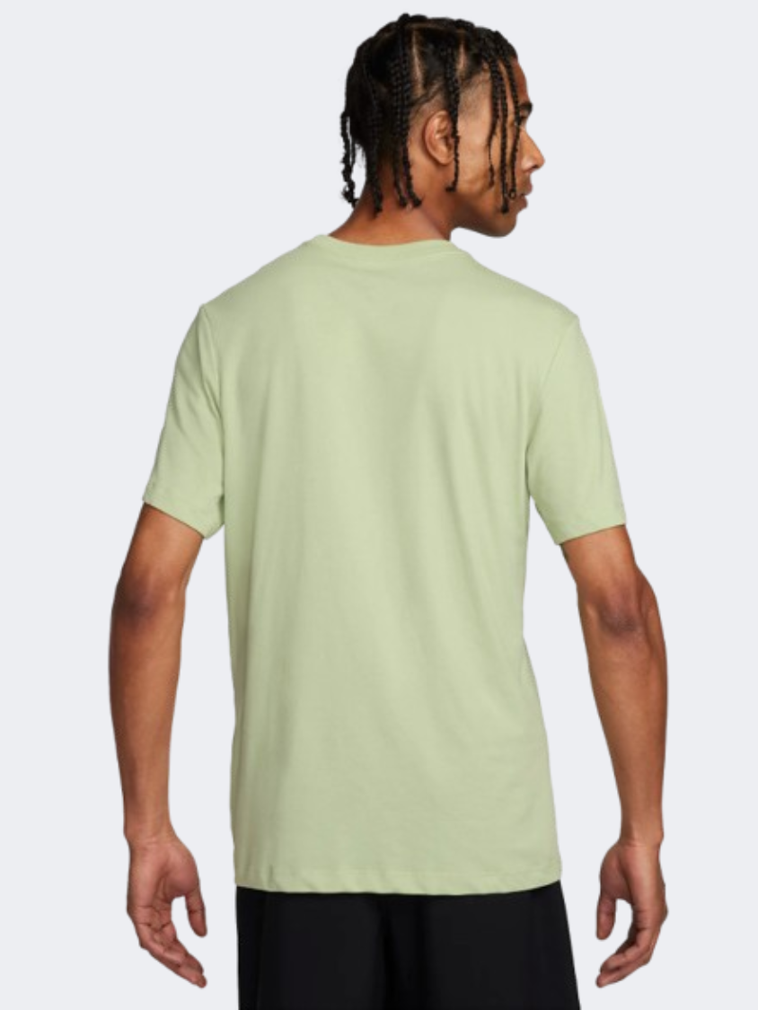 Nike Dfc Crew Men Training T-Shirt Olive Aura/White