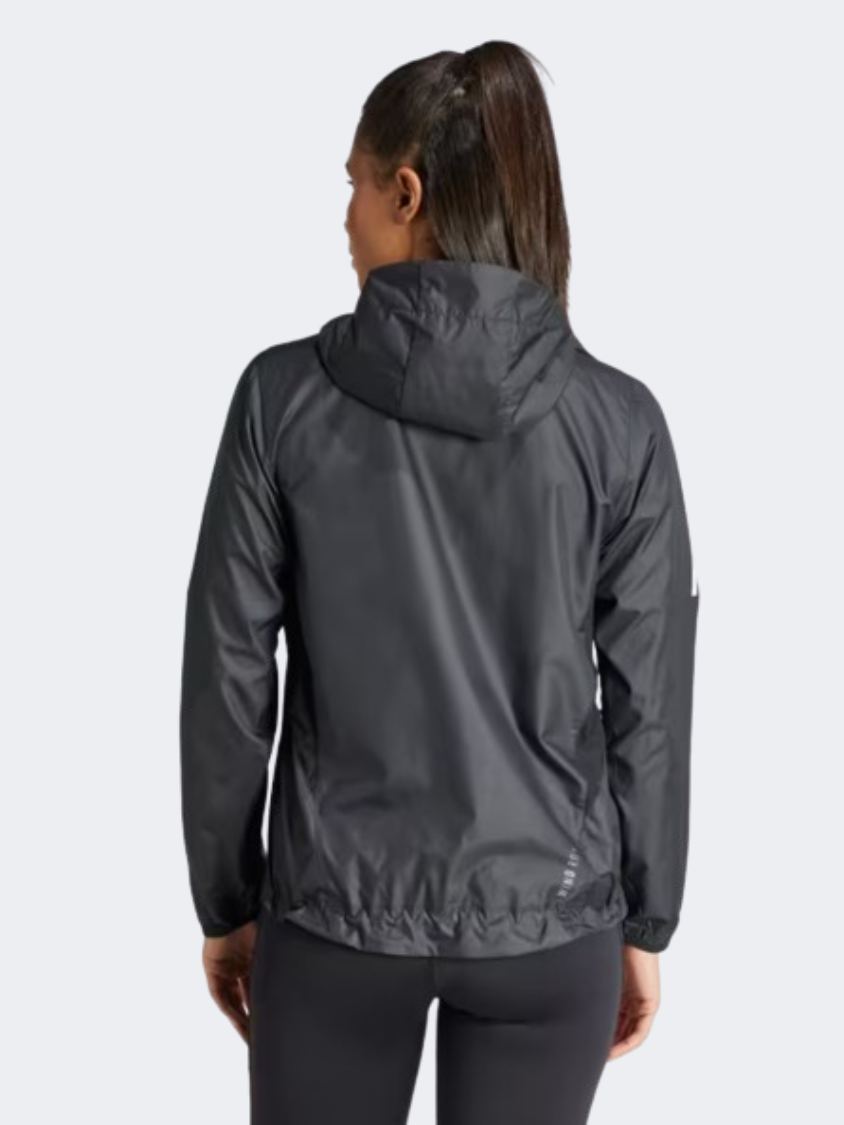 Adidas Own The Run Women Running Jacket Black/White