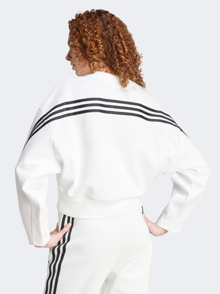 Adidas Future Icons 3 Stripes Women Sportswear Sweatshirt White/Black
