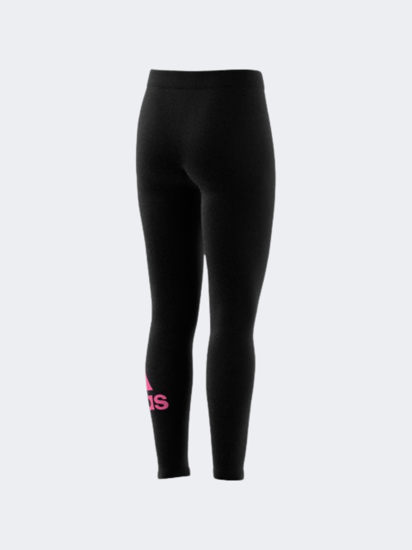 Adidas Essentials Big Logo Girls Sportswear Tight Black/Magenta