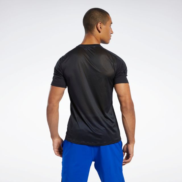 Reebok Workout Ready Polyester Tech Men Training T-Shirt Black
