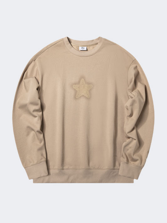 Erke Men Lifestyle Sweatshirt Oatmeal