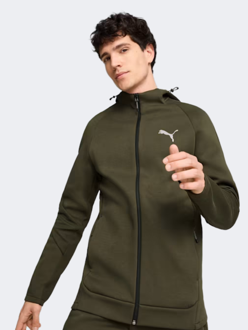 Puma Evostripe Men Lifestyle Sweatshirt Dark Olive