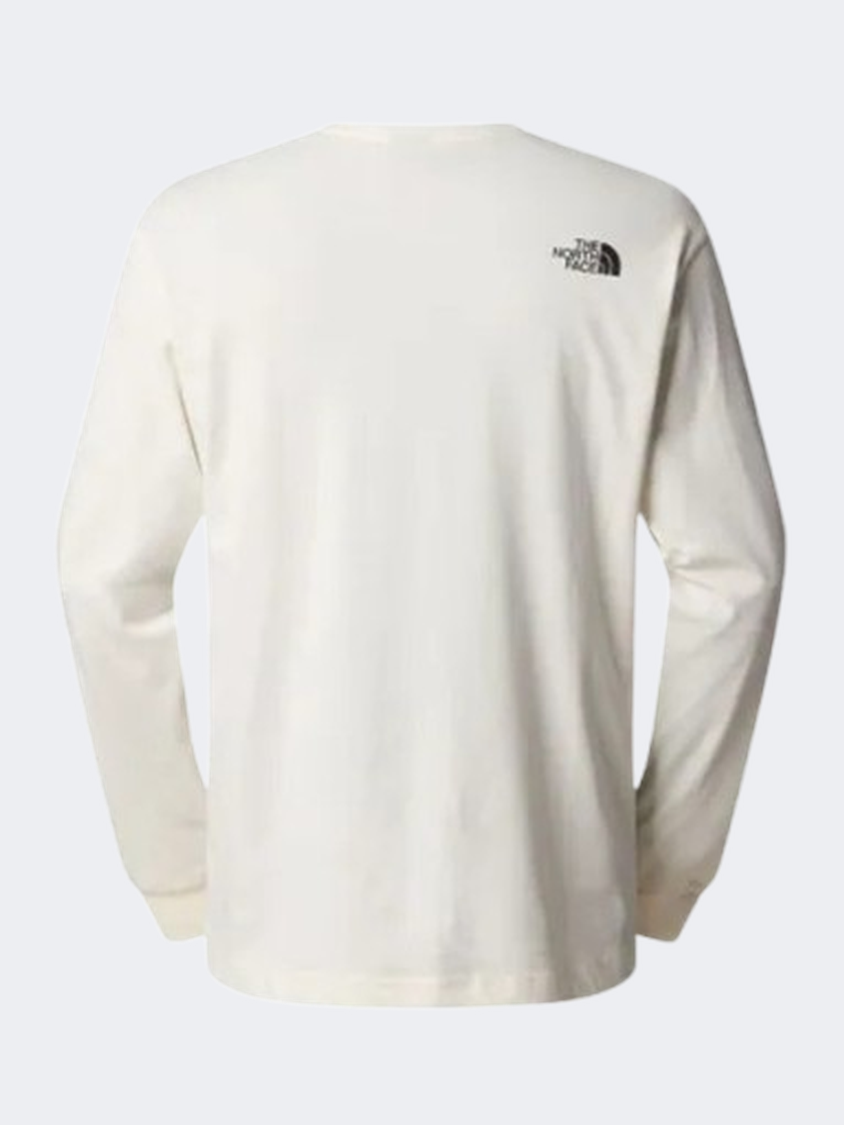 The North Face Varsity Graphic Men Lifestyle Long Sleeve White Dune