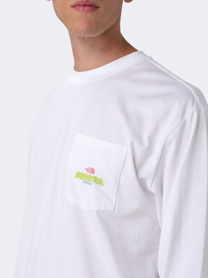 The North Face Expedition Celebration Men Lifestyle Long Sleeve White