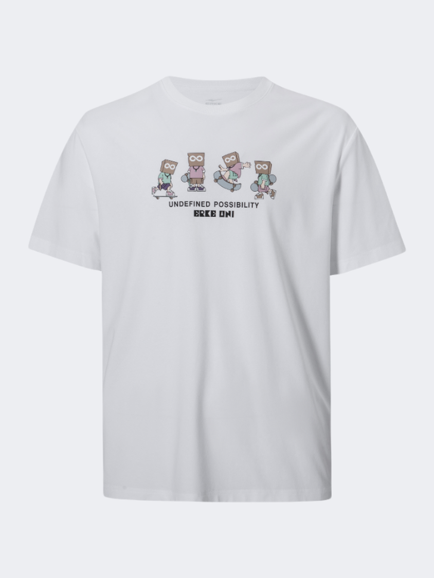 Erke Men Lifestyle T-Shirt White/Multicolor
