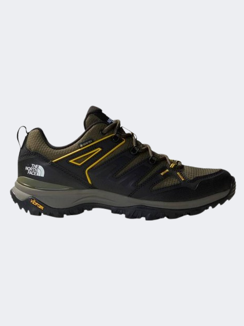 حذاء المشي للرجال The North Face Hedgehog Goretex باللون الأخضر الطيني/الأسود