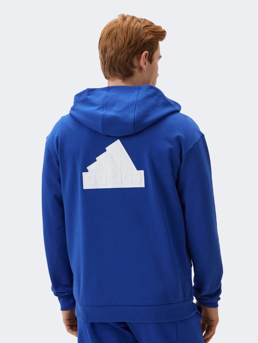 Adidas Future Icons Badge Of Sport Men Sportswear Hoody Blue/Black