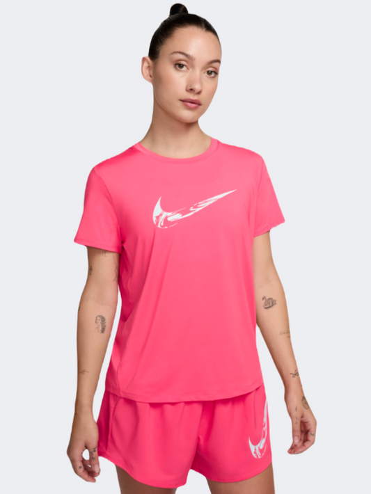 Nike One Swoosh Women Running T-Shirt Aster Pink/Glacier