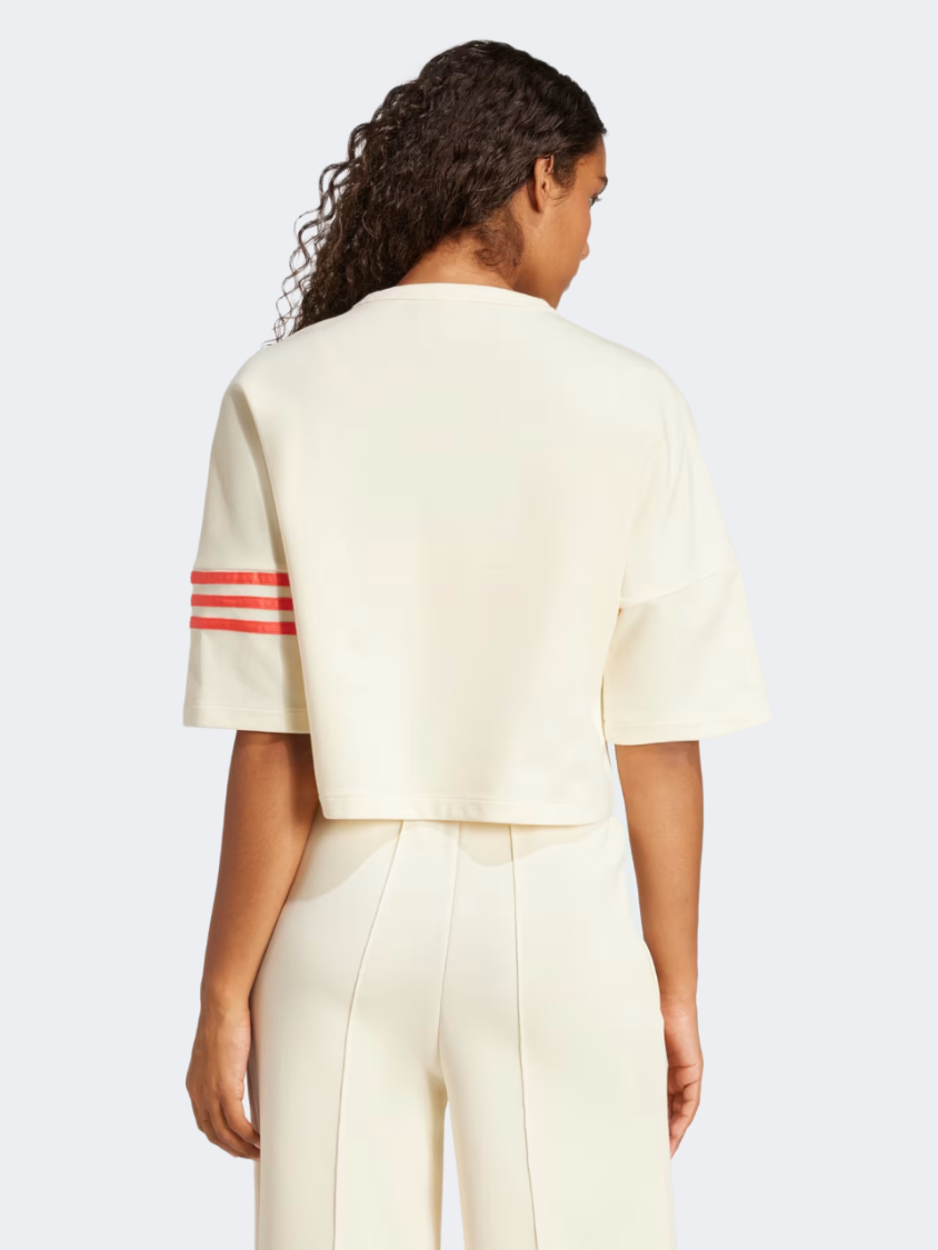 Adidas Neuclassics Women Original T-Shirt White/Real Coral