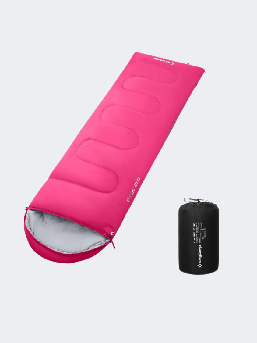 King Camp Oasis 250 Outdoor Sleeping Bag Rose Red