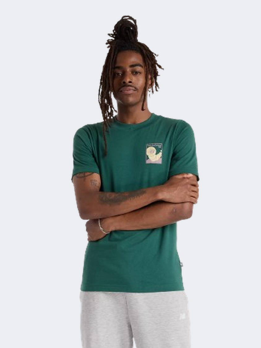 New Balance 550 Men Lifestyle T-Shirt Nightwatch Green