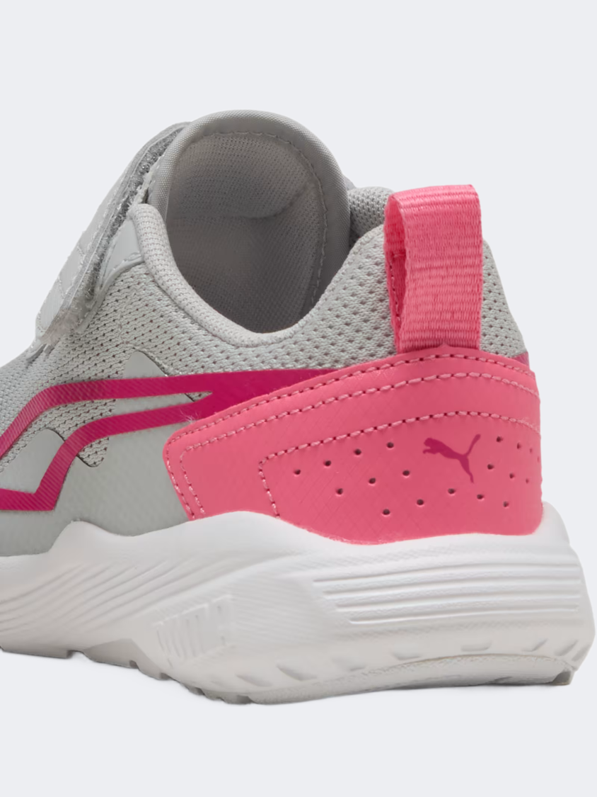 Puma All Day Active Ac Boys Lifestyle Shoes Gray/Pink