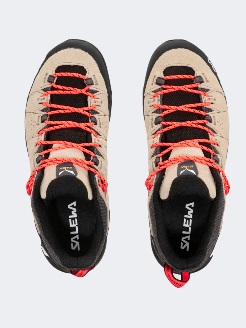 Salewa Alp Trainer 2 Women Hiking Shoes Beige Oatmeal/Black