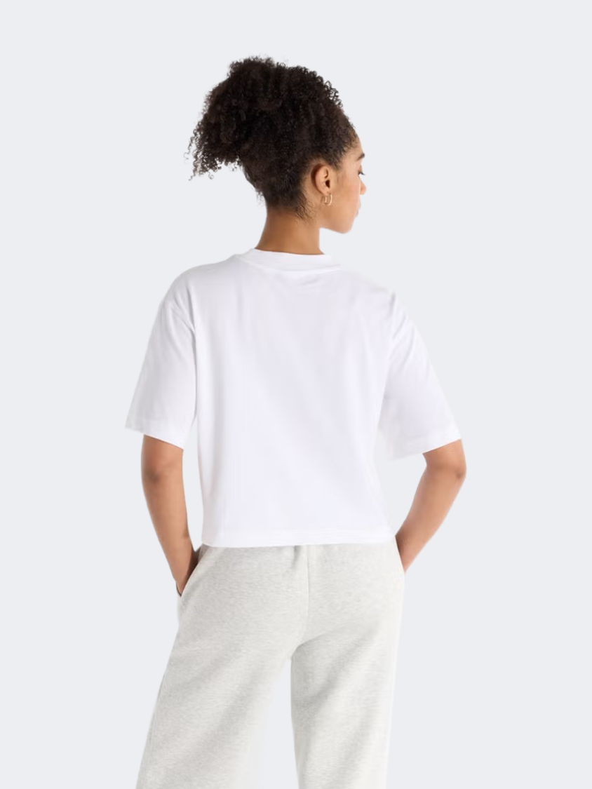 New Balance Relaxed 550 Women Lifestyle T-Shirt White